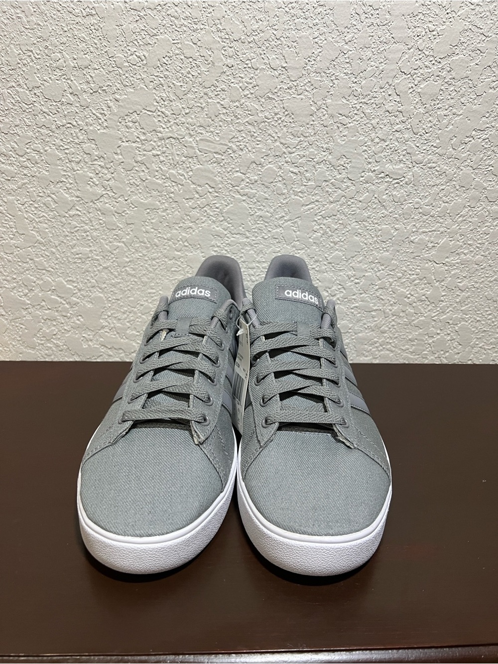 adidas Light Gray Skateboarding Sneakers